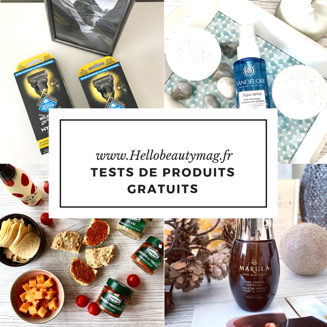 Tests de produits gratuits 