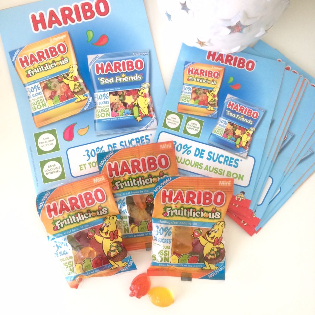 bonbons moins sucrés Haribo