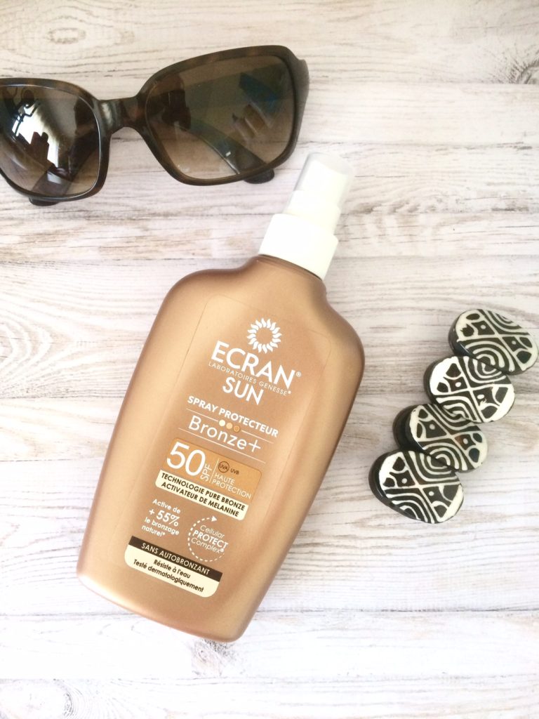 Ecran Sun spray solaire bronzant