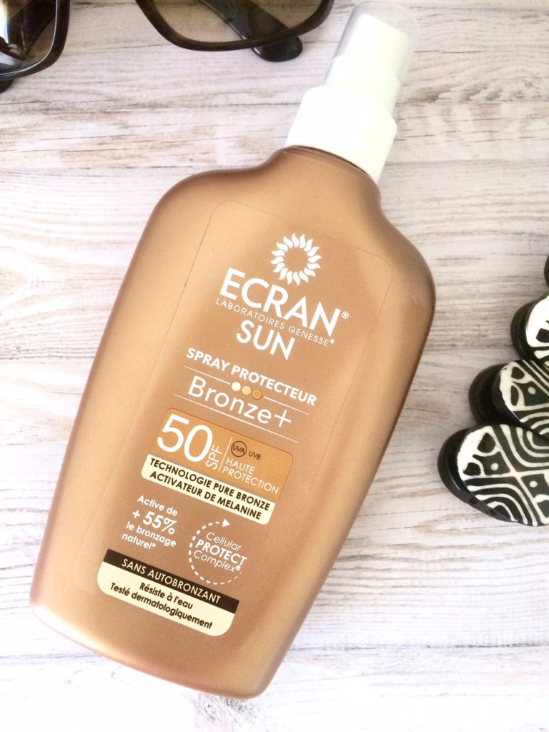 Ecran Sun spray solaire bronzant