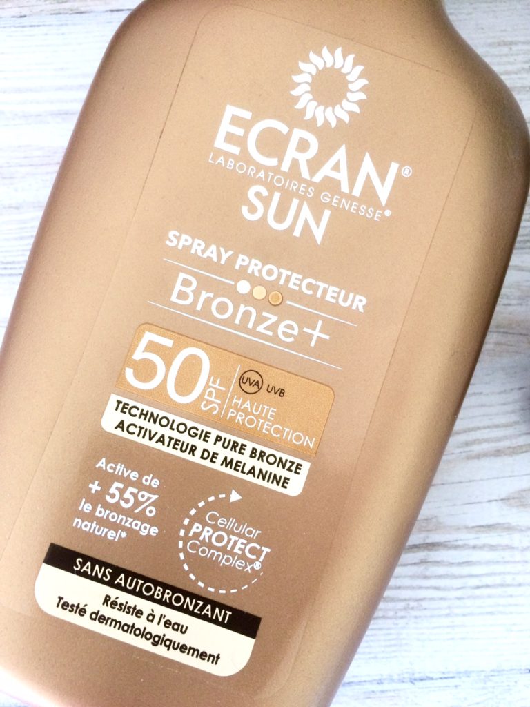 Ecran Sun spray solaire bronzant