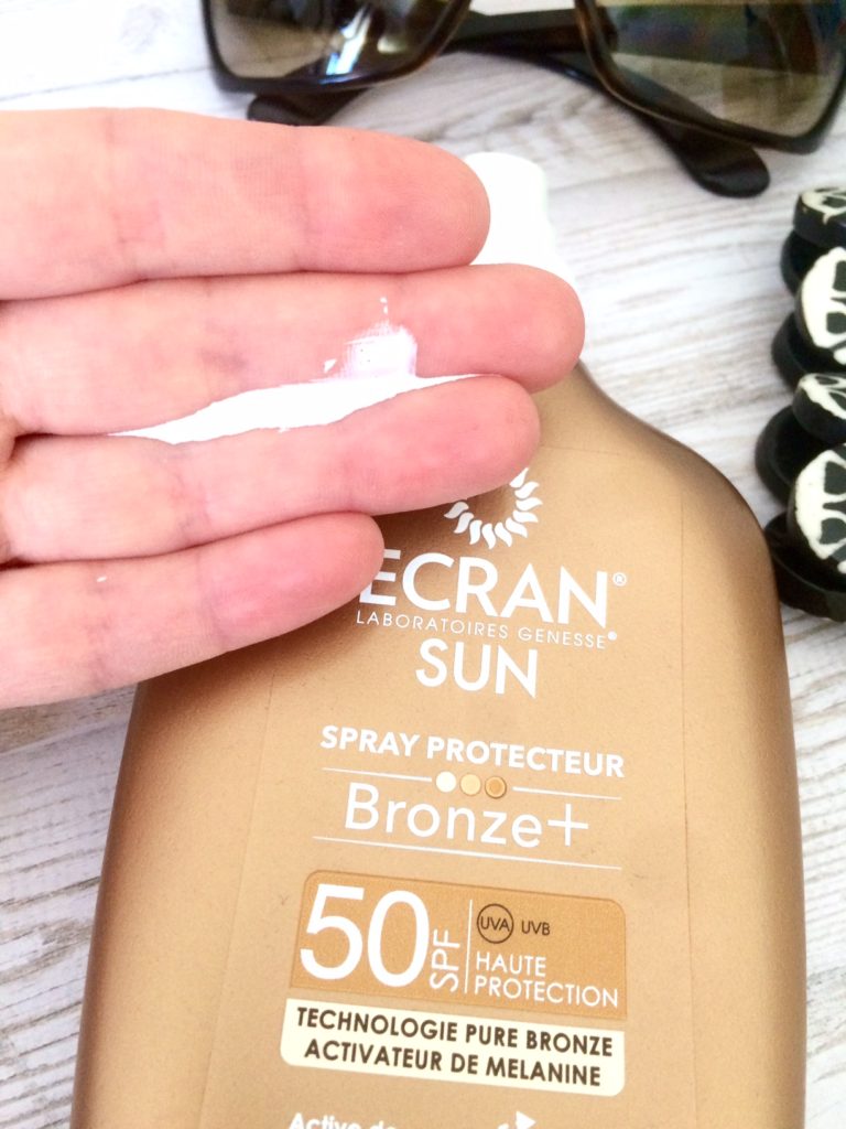 Ecran Sun spray solaire bronzant