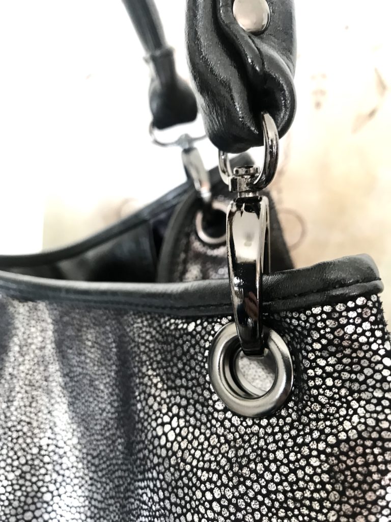 sac à main silver gris argent Les Lolitas