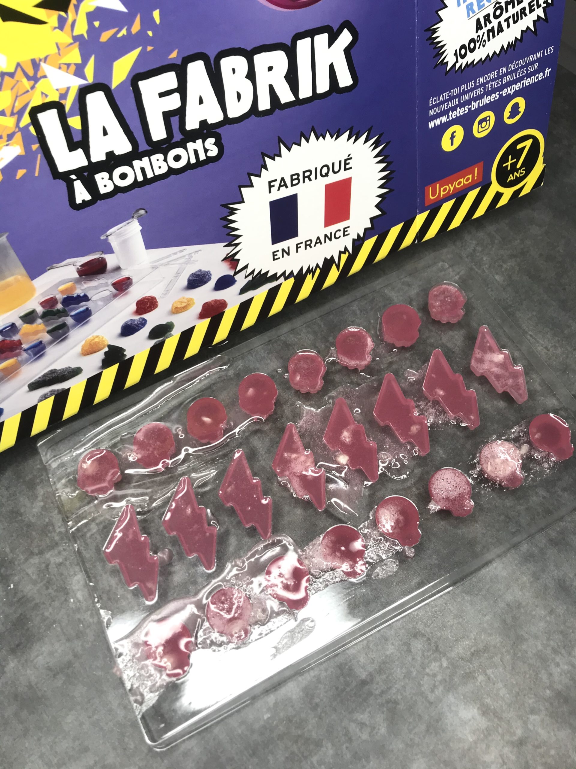 La fabrique à bonbons Têtes Brûlées DIY - Lucky Sophie blog famille voyage