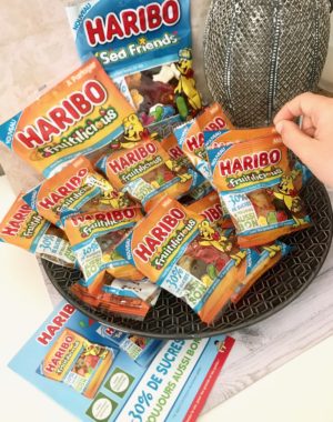 bonbons moins sucrés Haribo